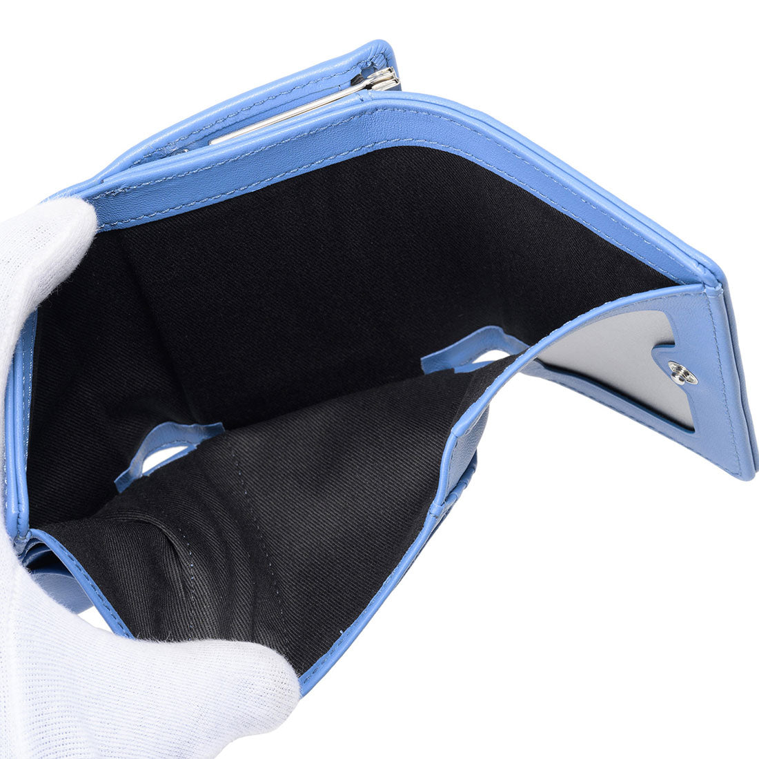 ヴィヴィアン ウエストウッド Vivienne Westwood 3つ折り財布 ナッパ SMALL FRAME WALLET 5115002KW L001L K404 BLUE （ブルー） ブルー