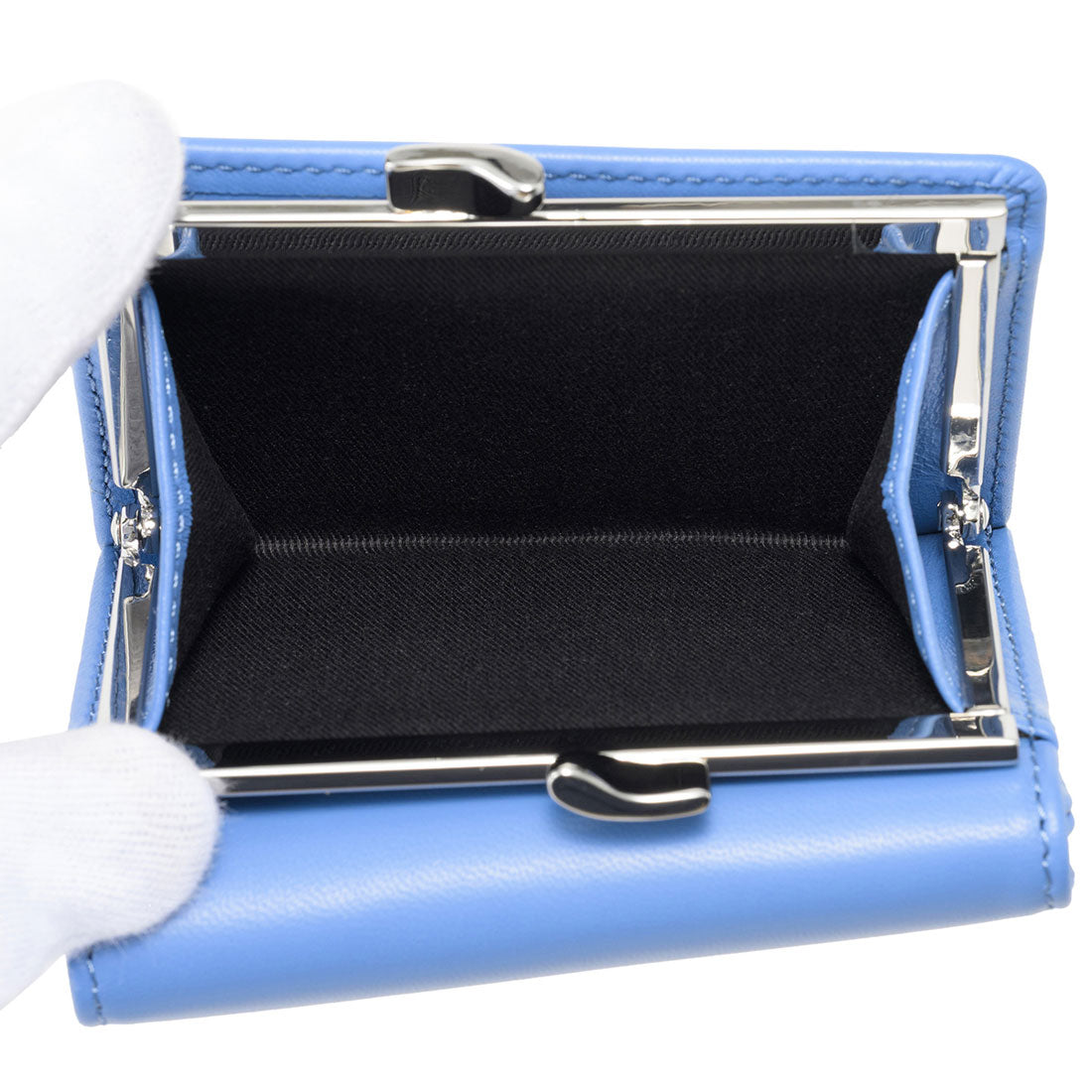 ヴィヴィアン ウエストウッド Vivienne Westwood 3つ折り財布 ナッパ SMALL FRAME WALLET 5115002KW L001L K404 BLUE （ブルー） ブルー