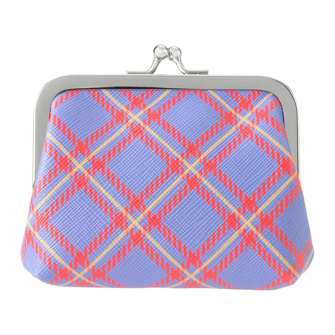 Vivian Westwood coin case tartan print FRAME COIN PURSE 56010003W S002