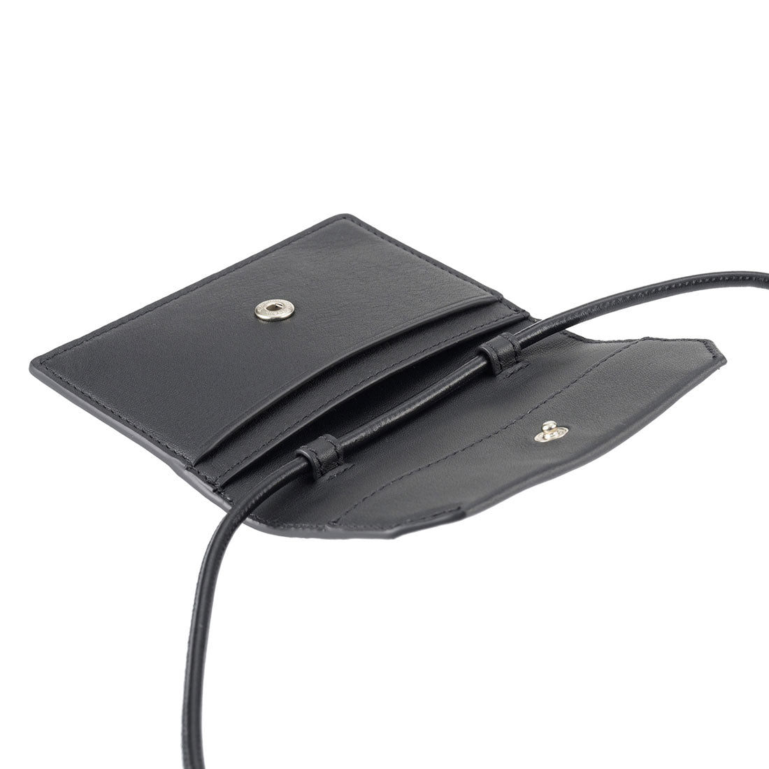 ヴィヴィアン ウエストウッド Vivienne Westwood カードケース スムースレザー インジェクテッド オーブ CARD HOLDER WITH STRAP 55020001U L001S N401 BLACK （ブラック） ブラック