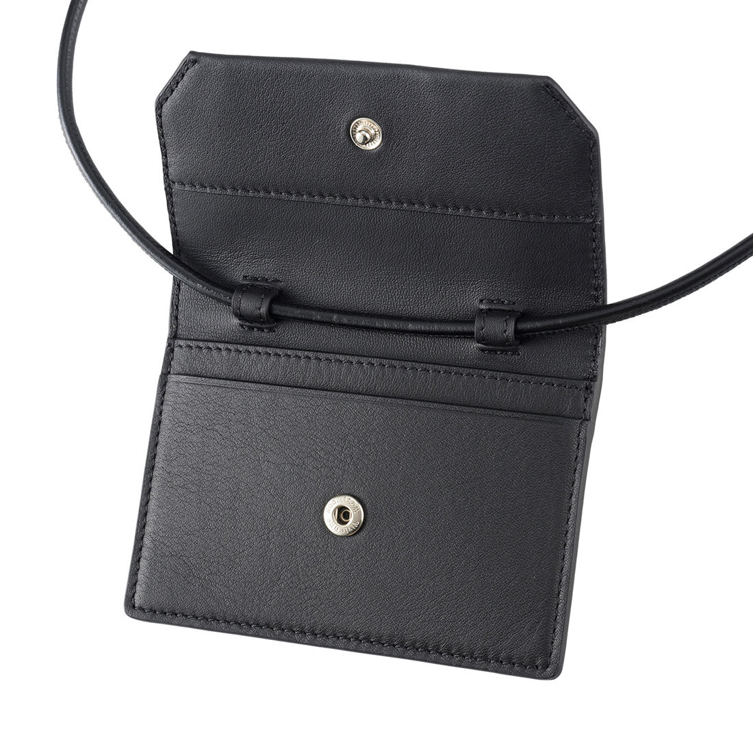 ヴィヴィアン ウエストウッド Vivienne Westwood カードケース スムースレザー インジェクテッド オーブ CARD HOLDER WITH STRAP 55020001U L001S N401 BLACK （ブラック） ブラック