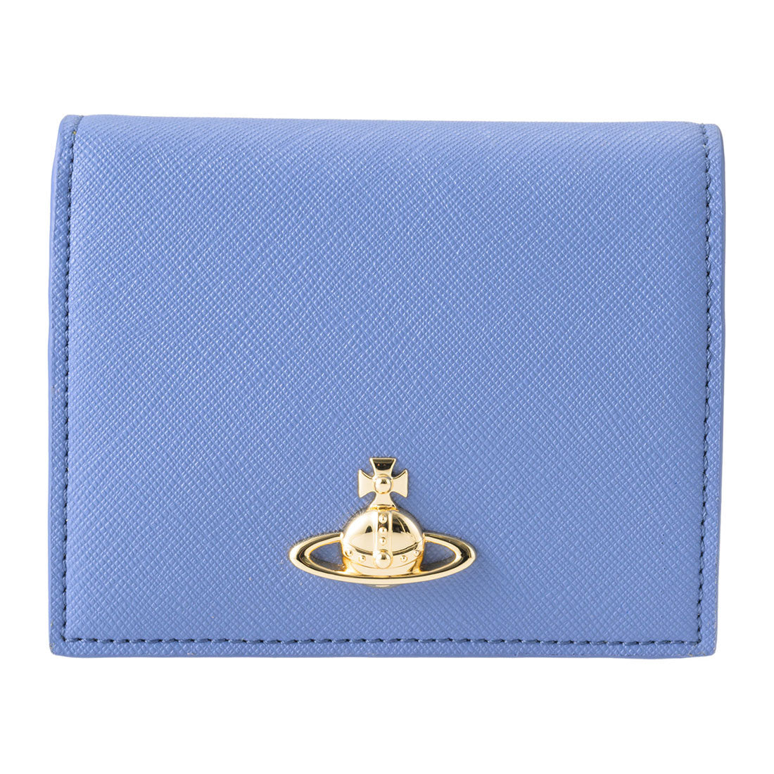 ヴィヴィアン ウエストウッド Vivienne Westwood 2つ折り財布 ヴィーガンレザー WOMAN BILLFOLD 51150030W S0021 K401 BLUE （ブルー） ブルー