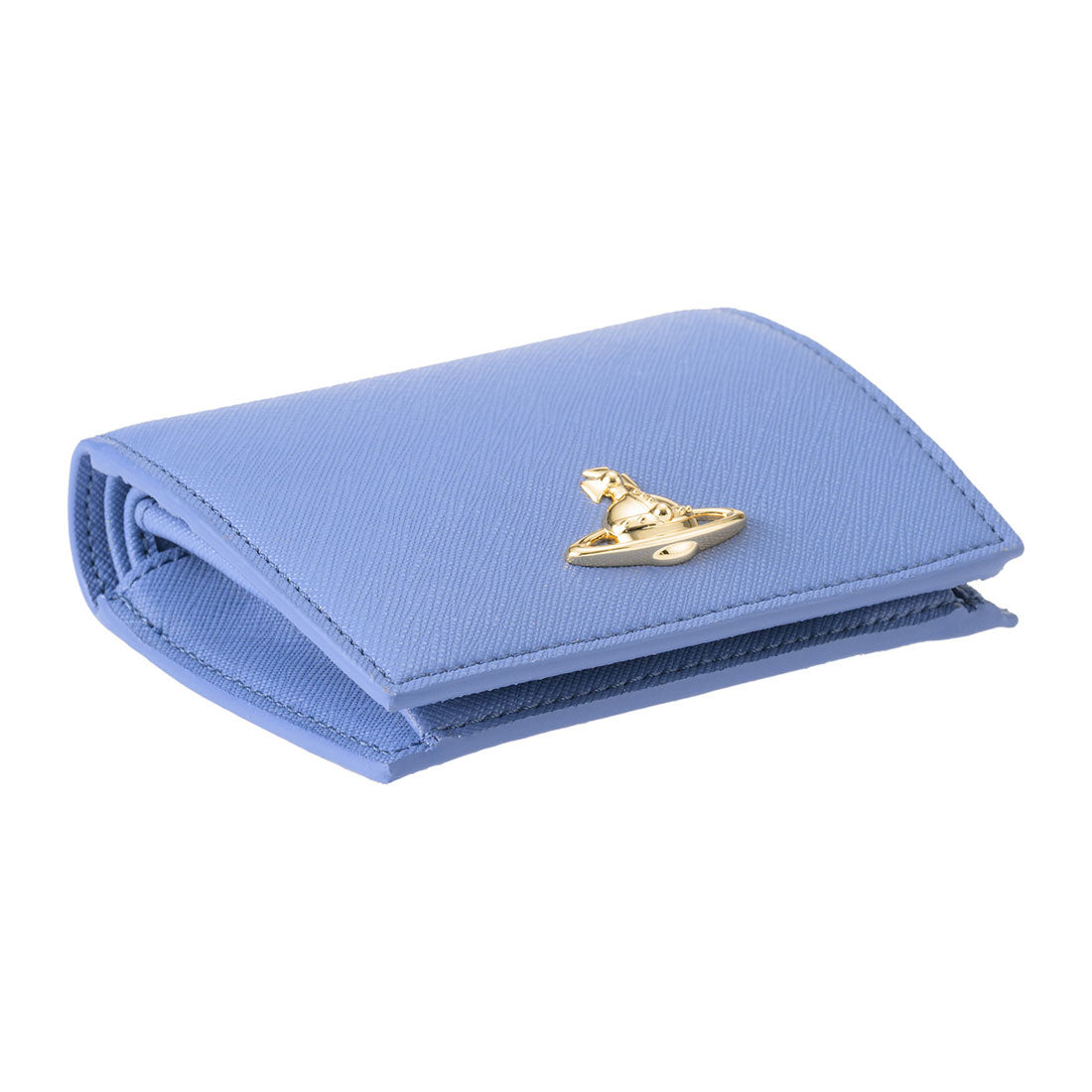 ヴィヴィアン ウエストウッド Vivienne Westwood 2つ折り財布 ヴィーガンレザー WOMAN BILLFOLD 51150030W S0021 K401 BLUE （ブルー） ブルー