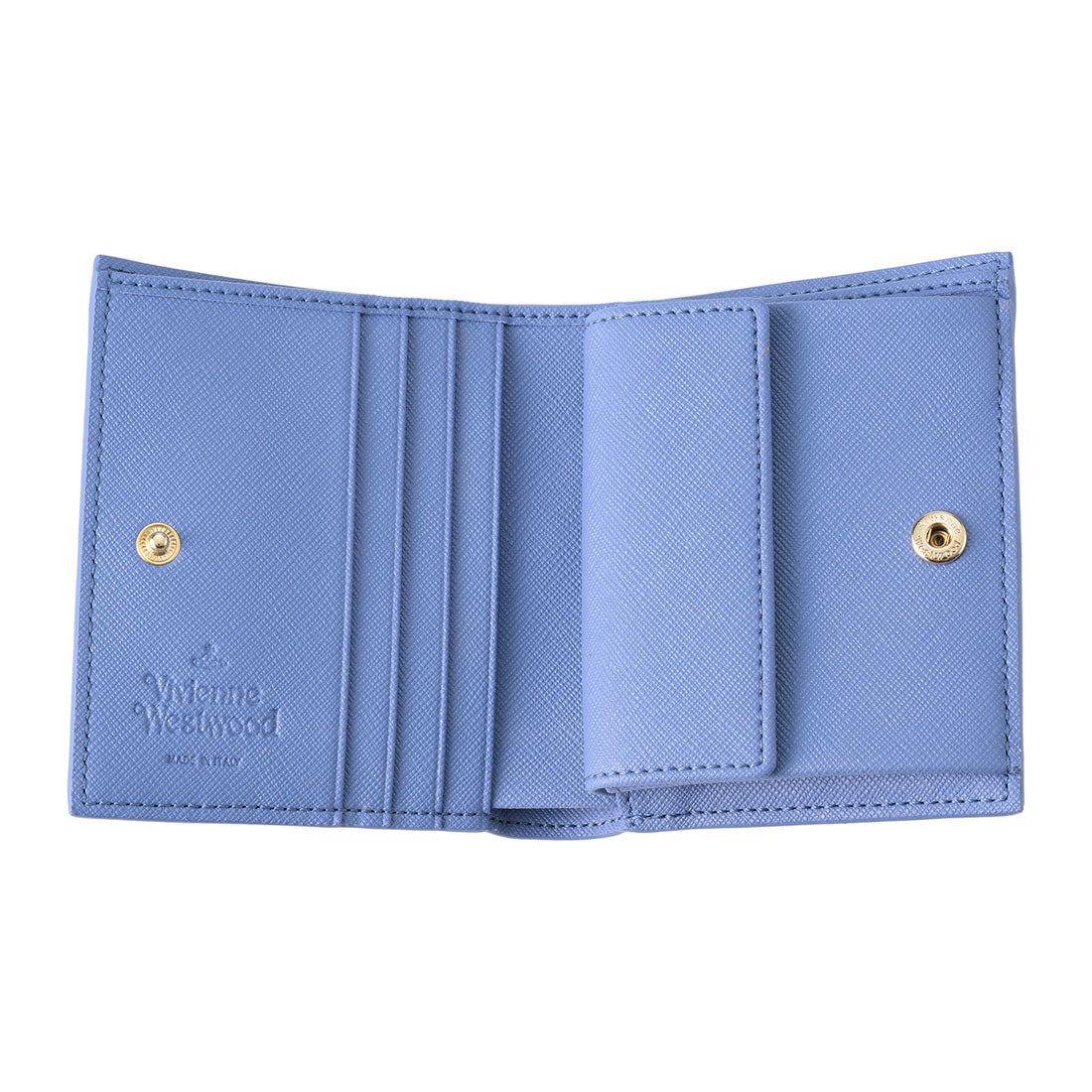 ヴィヴィアン ウエストウッド Vivienne Westwood 2つ折り財布 ヴィーガンレザー WOMAN BILLFOLD 51150030W S0021 K401 BLUE （ブルー） ブルー