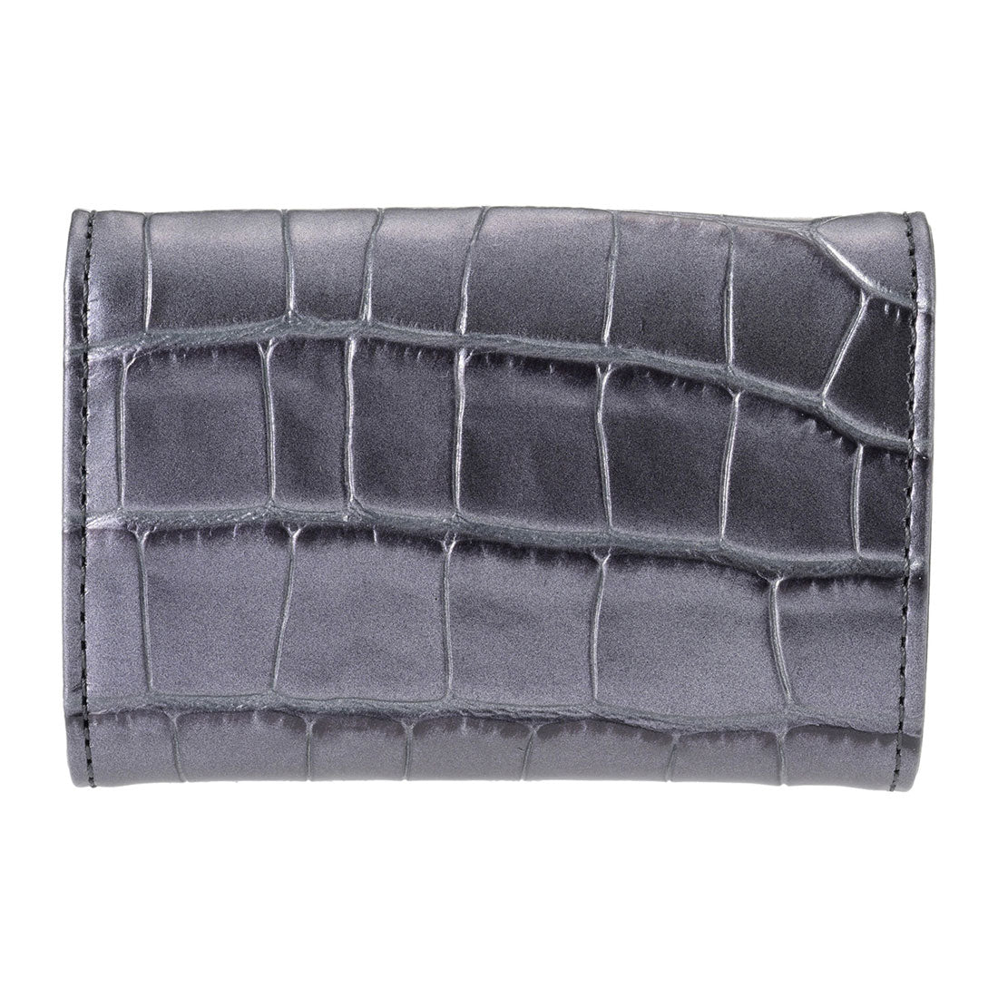 ヴィヴィアン ウエストウッド Vivienne Westwood 3つ折り財布 クロコダイル エンボス ENVELOPE BILLFOLD WITH POCKET 5115002FW L00A2 N405 ANTHRACITE （アンスラサイト） アンスラサイト