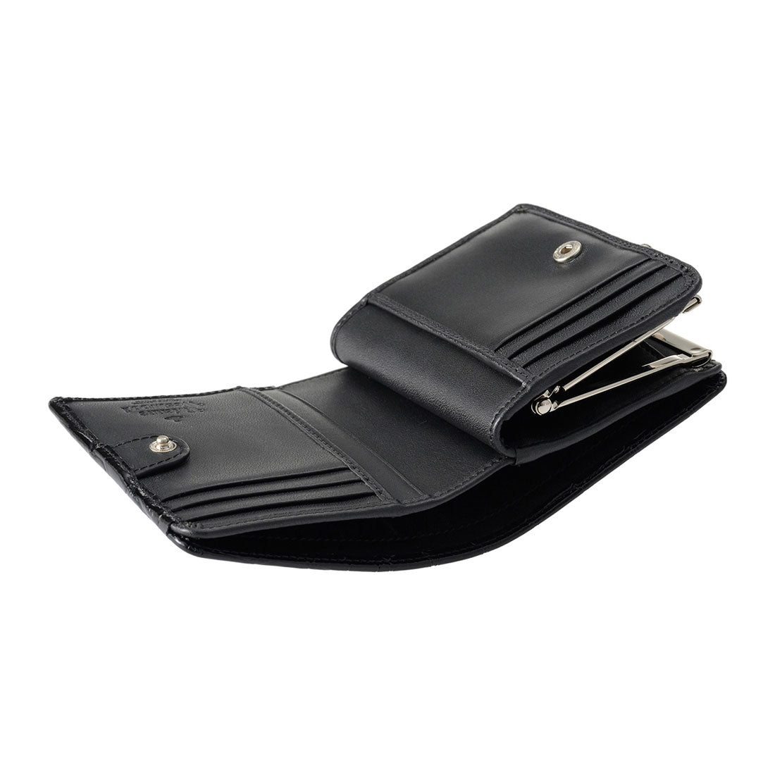 ヴィヴィアン ウエストウッド Vivienne Westwood 2つ折り財布 エンボスド クロコダイル レザー WALLET FR PKT 5115002YW L0098 N401 BLACK （ブラック） ブラック