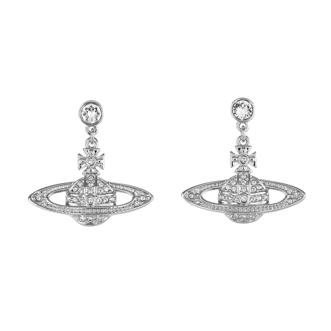 ヴィヴィアン ウエストウッド Vivienne Westwood ピアス ミニ バス レリーフ ドロップピアス  62020025 02P116 CN SILVER （シルバー） シルバー