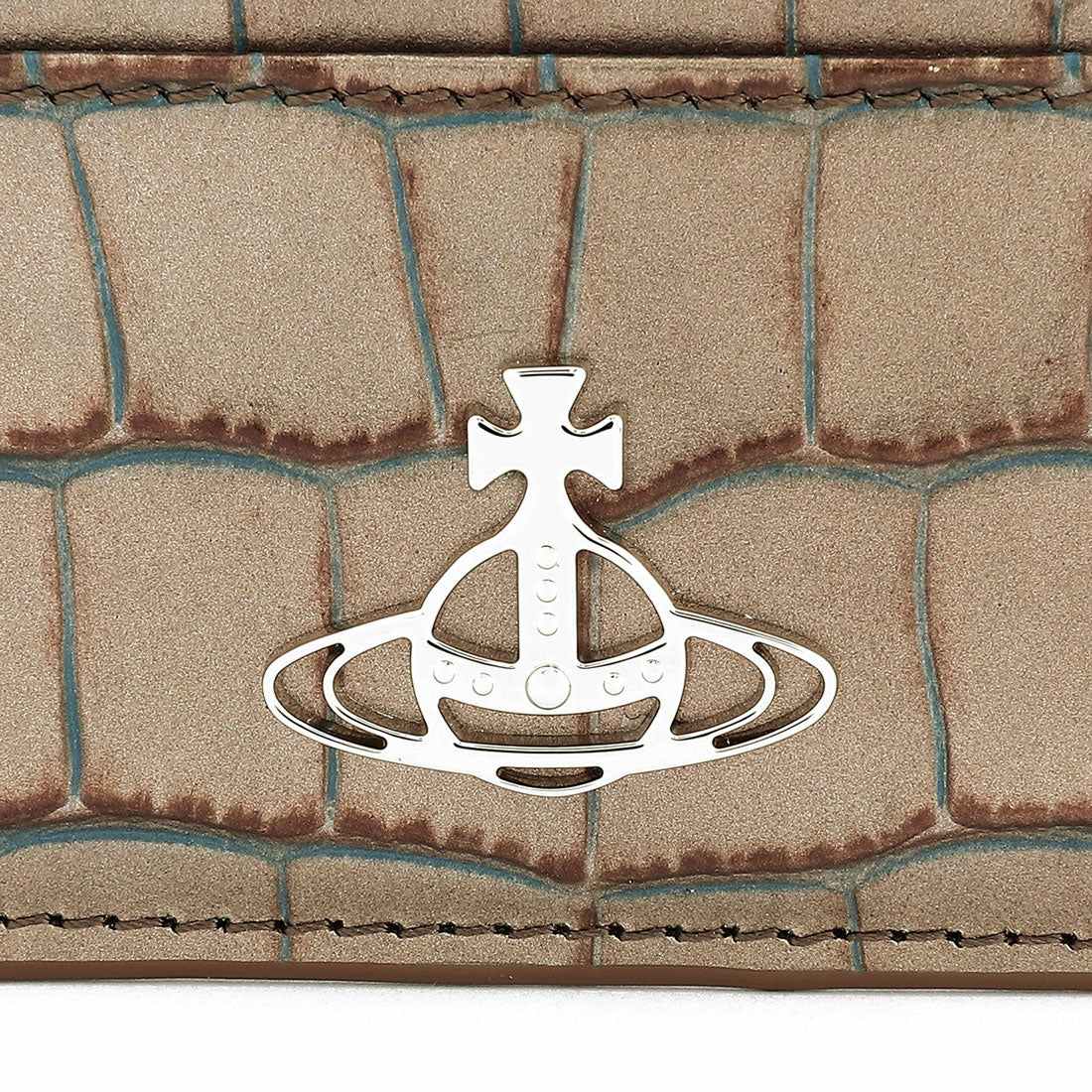 Vivian Westwood Vivienne Westwood card case embossed crocodile leather