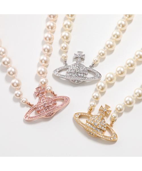 ヴィヴィアン ウエストウッド Vivienne Westwood Vivienne Westwood ネックレス ONE ROW PEARL BASRELIEF （02R202/GOLD/CREAM/CRYSTAL） 02R202/GOLD/CREAM/CRYSTAL