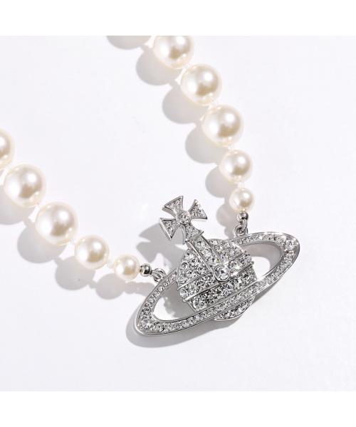 ヴィヴィアン ウエストウッド Vivienne Westwood Vivienne Westwood ネックレス ONE ROW PEARL BASRELIEF （02R202/GOLD/CREAM/CRYSTAL） 02R202/GOLD/CREAM/CRYSTAL