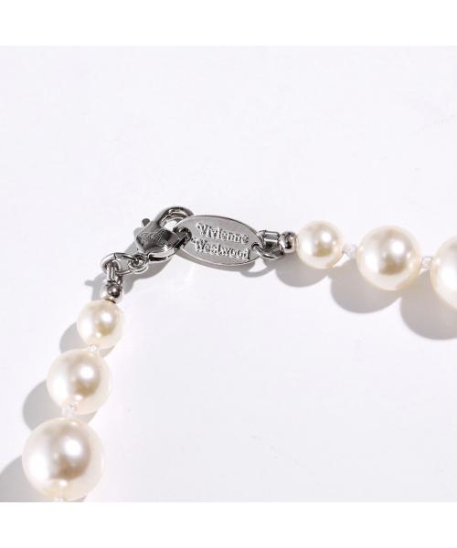 ヴィヴィアン ウエストウッド Vivienne Westwood Vivienne Westwood ネックレス ONE ROW PEARL BASRELIEF （02R202/GOLD/CREAM/CRYSTAL） 02R202/GOLD/CREAM/CRYSTAL