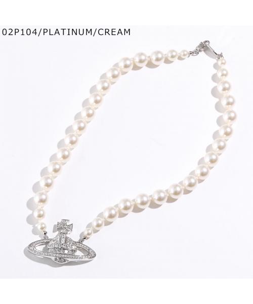 ヴィヴィアン ウエストウッド Vivienne Westwood Vivienne Westwood ネックレス ONE ROW PEARL BASRELIEF （02R202/GOLD/CREAM/CRYSTAL） 02R202/GOLD/CREAM/CRYSTAL