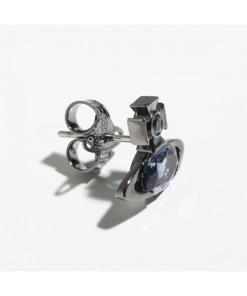 ヴィヴィアン ウエストウッド Vivienne Westwood Vivienne Westwood ピアス ALLIE 6201034Q 02S179 片耳販売 （S179/Ruthnium-DenimBlue） S179/Ruthnium-DenimBlue