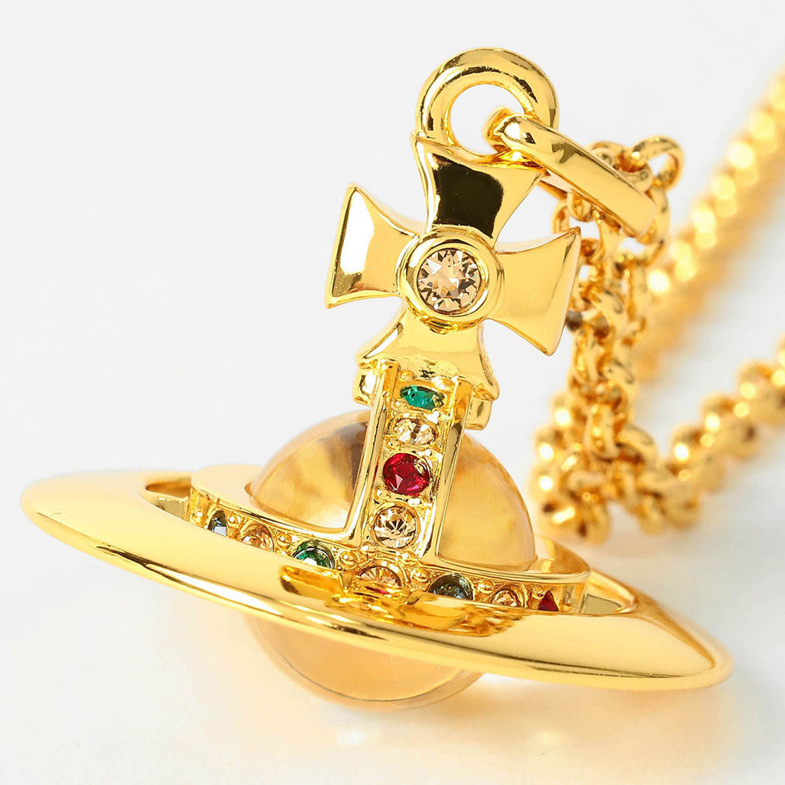 ヴィヴィアン ウエストウッド Vivienne Westwood ネックレス ニュー タイニー オーブ PENDANT NECKLACE 63020097 02R001 CN 27723269 R001 GOLD （ゴールド） ゴールド