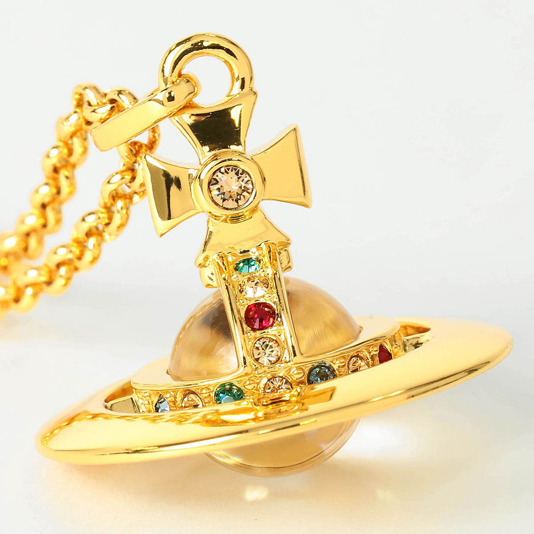 ヴィヴィアン ウエストウッド Vivienne Westwood ネックレス ニュー タイニー オーブ PENDANT NECKLACE 63020097 02R001 CN 27723269 R001 GOLD （ゴールド） ゴールド