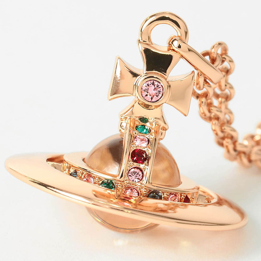 ヴィヴィアン ウエストウッド Vivienne Westwood ネックレス ニュー タイニー オーブ PENDANT NECKLACE 63020097 02G002 CN 27723267 G002 PINK GOLD （ピンクゴールド） ピンクゴールド