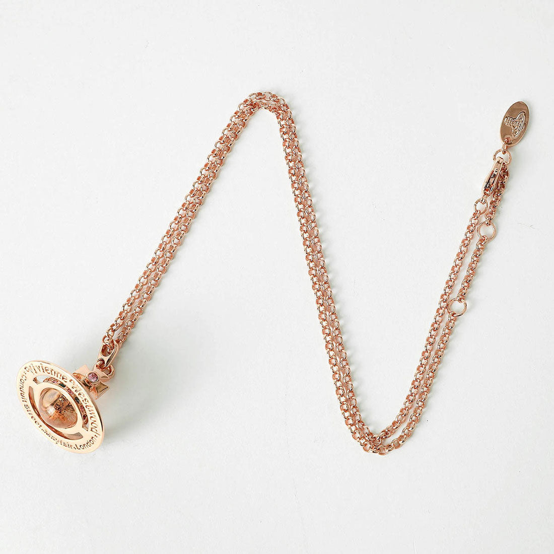 ヴィヴィアン ウエストウッド Vivienne Westwood ネックレス ニュー タイニー オーブ PENDANT NECKLACE 63020097 02G002 CN 27723267 G002 PINK GOLD （ピンクゴールド） ピンクゴールド