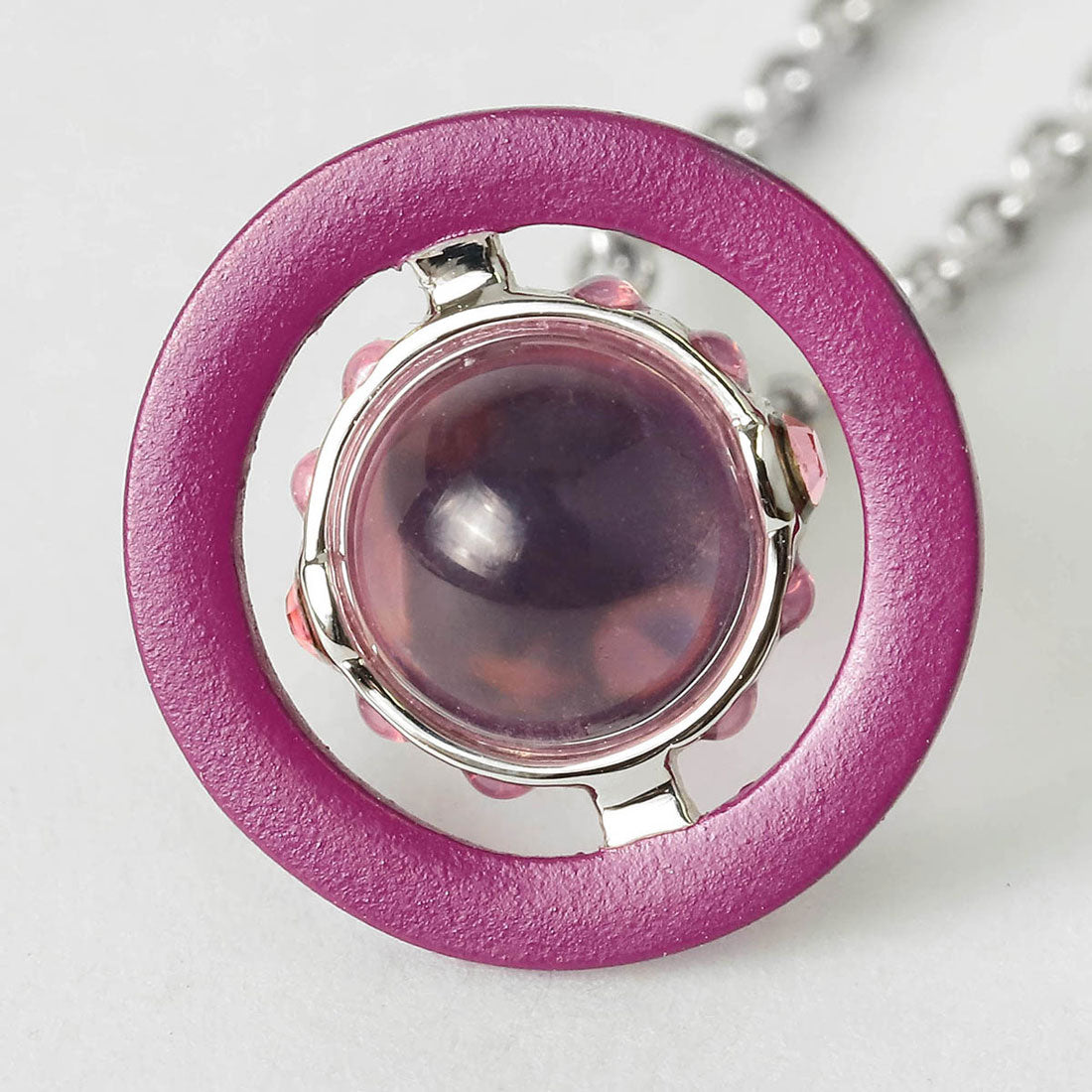 ヴィヴィアン ウエストウッド Vivienne Westwood ネックレス プティット オリジナル オーブ NECKLACE 6302039J 02P651 37383736 P651 SILVER/PURPLE （シルバー/パープル） シルバー/パープル