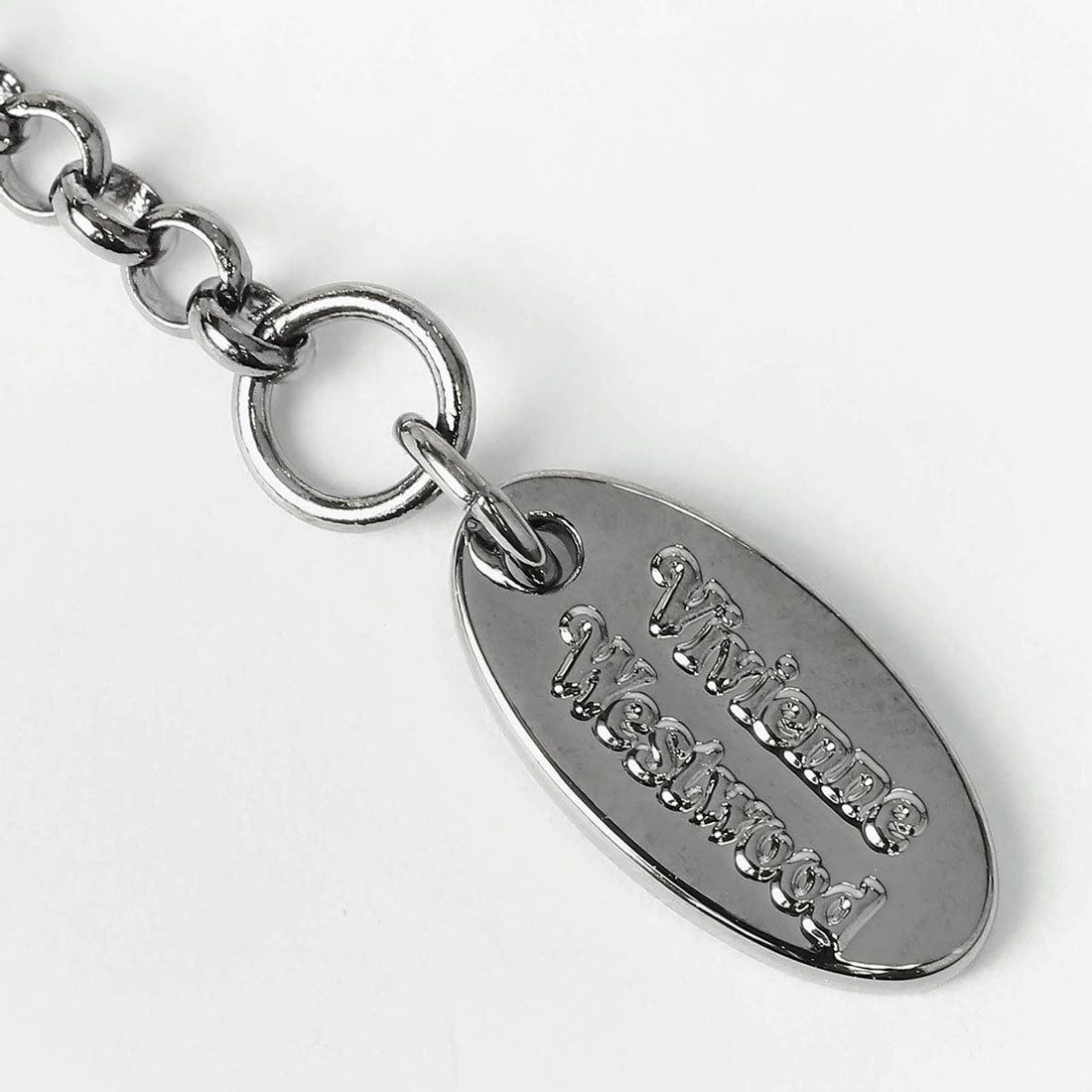 ヴィヴィアン ウエストウッド Vivienne Westwood ネックレス ミニ バス レリーフ ラインストーン ペンダント ネックレス 63020086 02S108 CN 27723235 S108 GUNMETAL （ガンメタル） ガンメタル