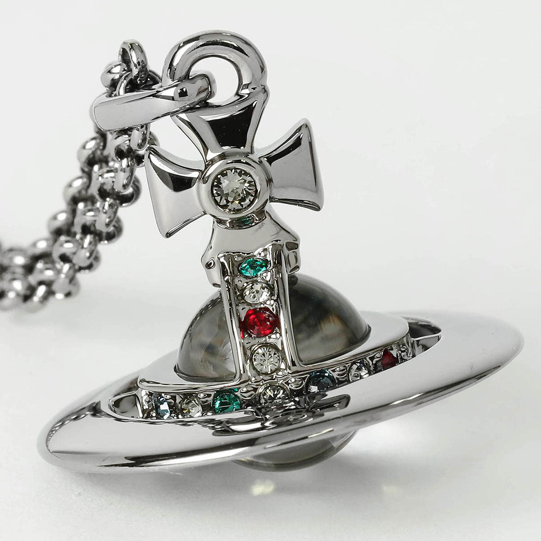ヴィヴィアン ウエストウッド Vivienne Westwood ネックレス ニュー タイニー オーブ PENDANT NECKLACE 63020097 02S001 CN 27723270 S001 GUNMETAL （ガンメタル） ガンメタル