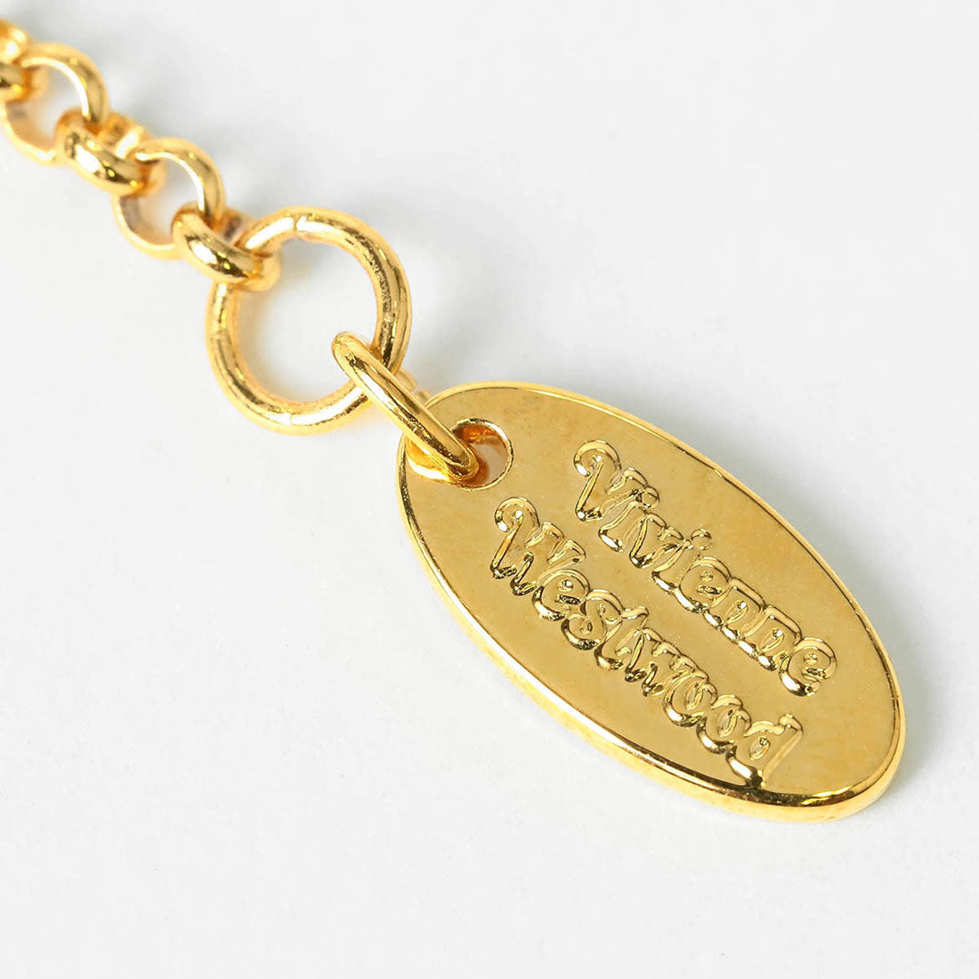 Vivienne Westwood Necklace Mini Bus Relief Rhinestone Pendant Necklace