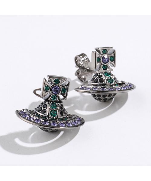 ヴィヴィアン ウエストウッド Vivienne Westwood Vivienne Westwood ピアス KIKA 62010371 オーブ （S407/RUTHENIUM-TANZANITE） S407/RUTHENIUM-TANZANITE
