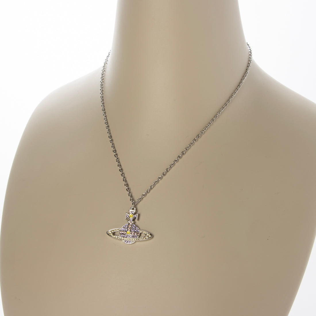 アクセサリー Vivienne Westwood Vivienne Westwood Necklace Ornamental Small Orb Amethyst Purple