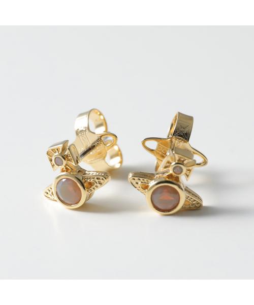 ヴィヴィアン ウエストウッド Vivienne Westwood Vivienne Westwood ピアス LONDON ORB EARRINGS 62010220 （R935/GOLD/MILKY-AMBER/CZ） R935/GOLD/MILKY-AMBER/CZ
