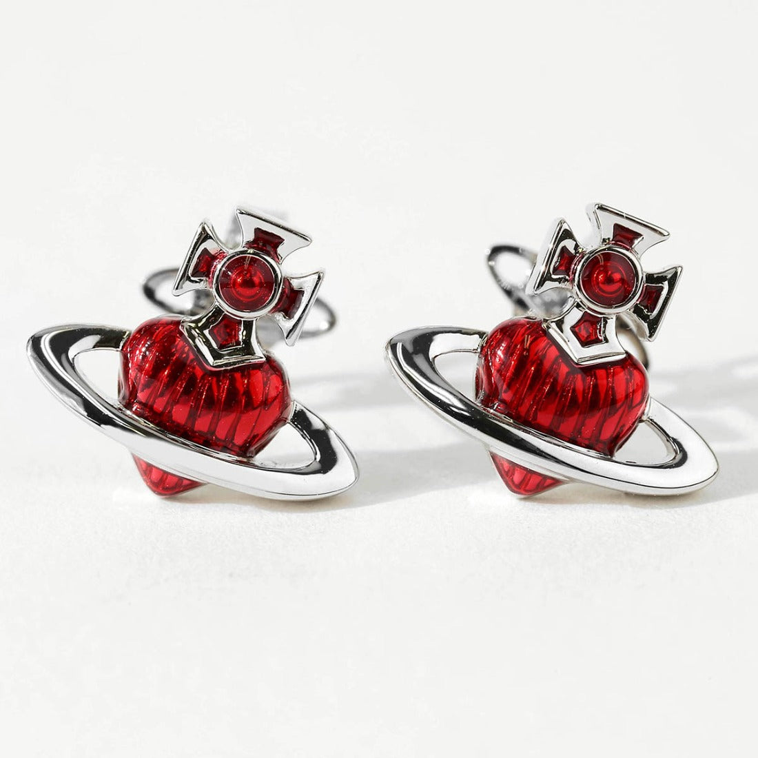 ヴィヴィアン ウエストウッド Vivienne Westwood ピアス ファビアンナ バスレリーフ EARRING 62010386 02P420 （シルバー） シルバー