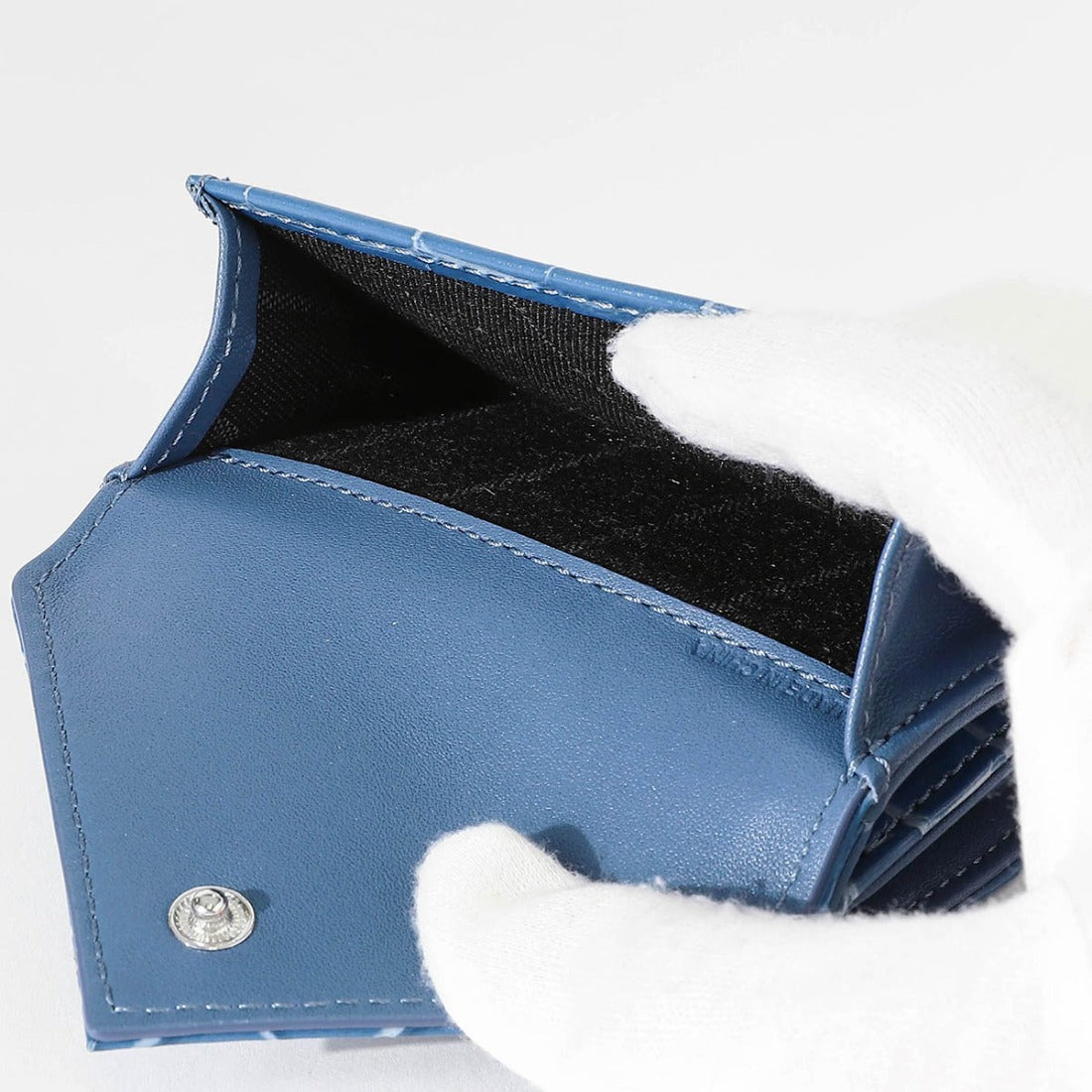 ヴィヴィアン ウエストウッド Vivienne Westwood 3つ折り財布 クロコダイル エンボス ENVELOPE BILLFOLD WITH POCKET 5115002EW L0098 （ブルー） ブルー