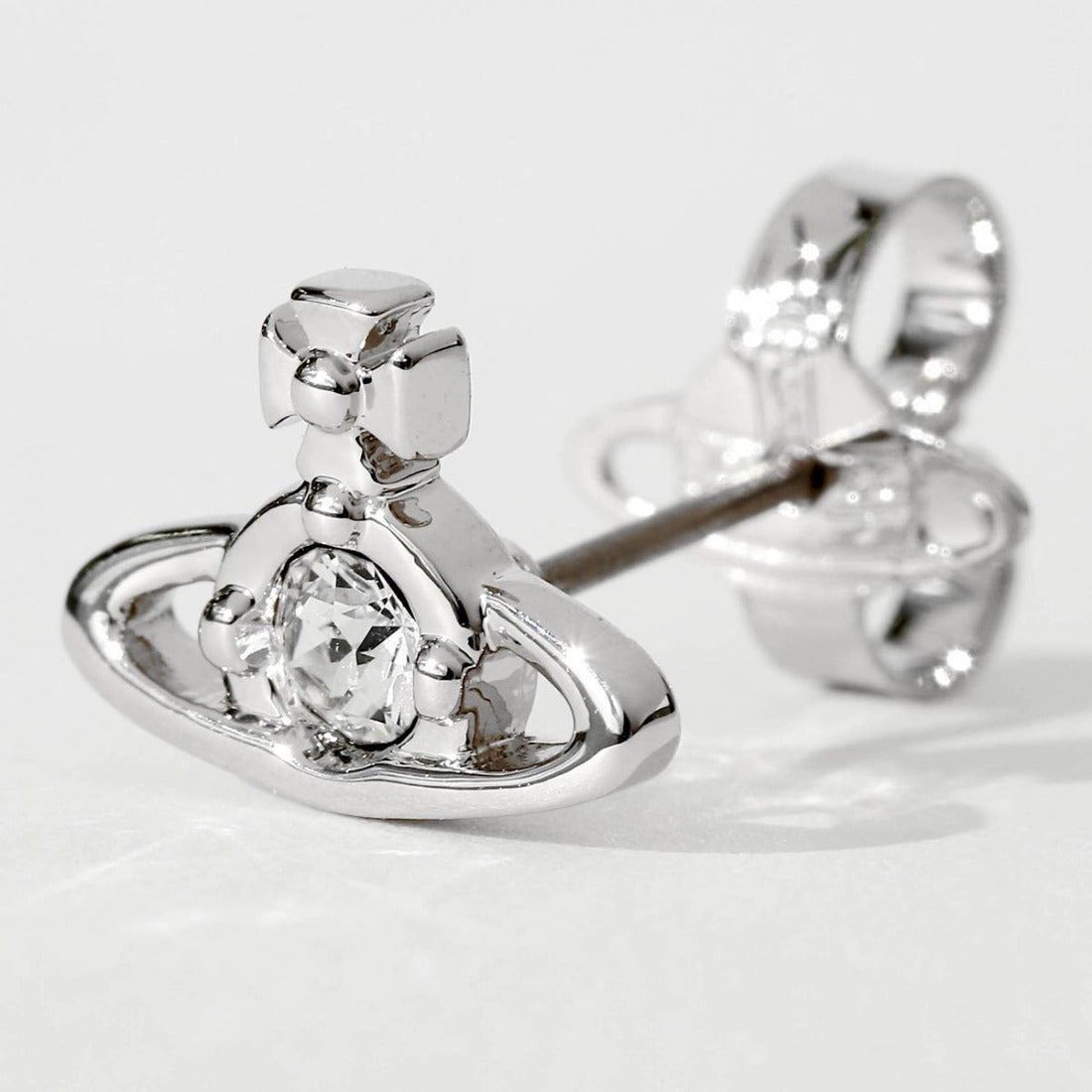 ヴィヴィアン ウエストウッド Vivienne Westwood ピアス ナノ ソリティア SINGLE EARRING 62010086 02P116 CN （シルバー） シルバー