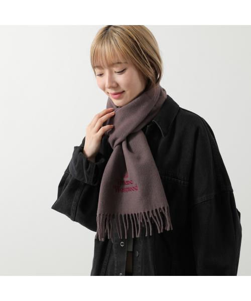 1500円オフ中‼️レア✨️ Vivienne Westwood マフラー ブラック Vivienne Westwood（ヴィヴィアンウエストウッド） マフラー 国内正規
