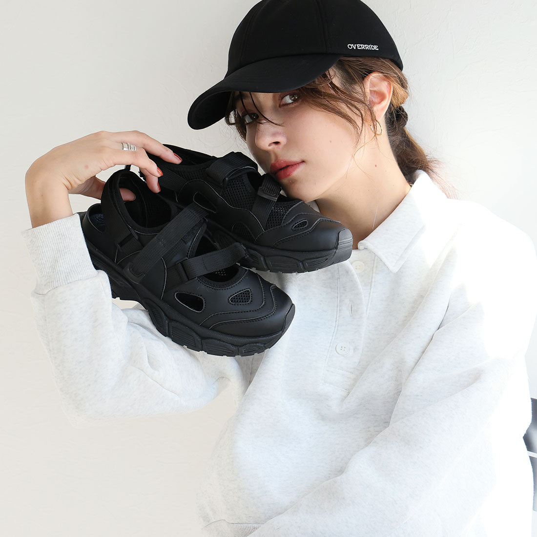 【2025年春夏新作】ヴィヴィアン VIVIAN 厚底ベルトスニーカーサンダル