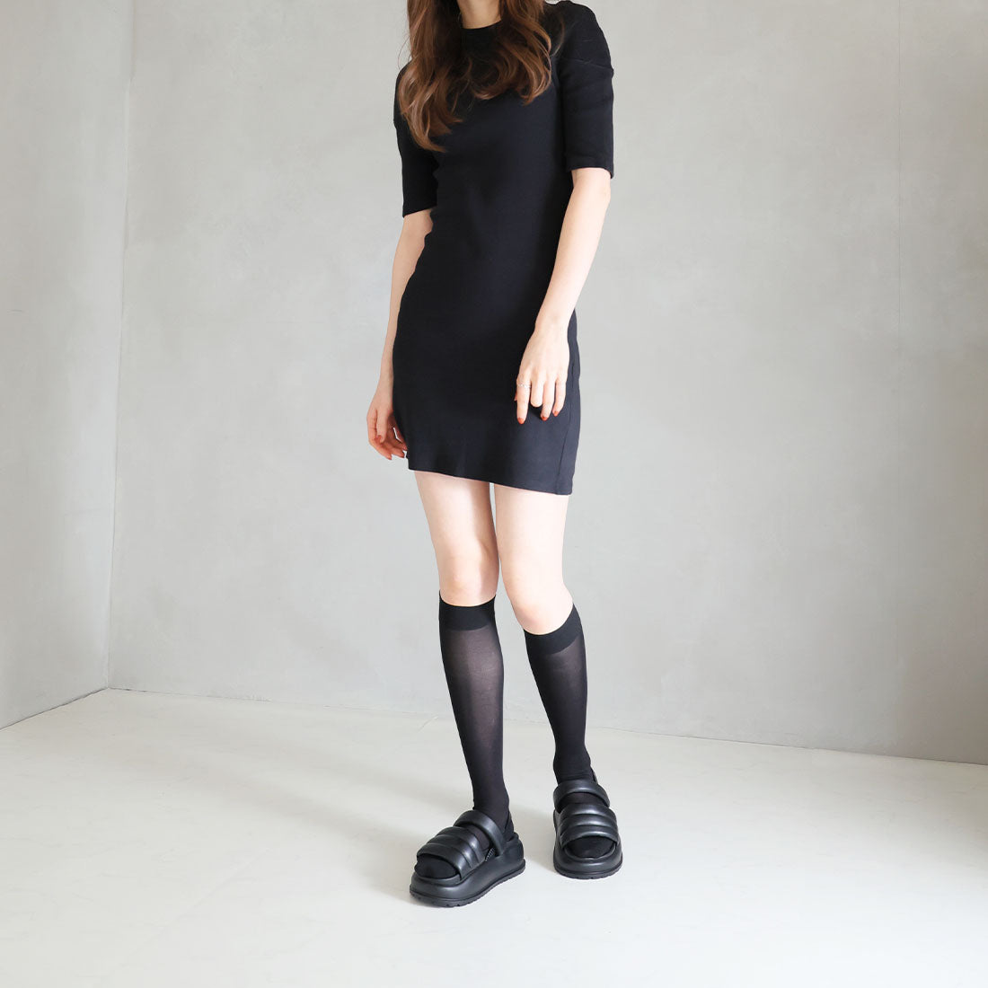 【2025年春夏新作】ヴィヴィアン VIVIAN 厚底パデッドストラップサンダル