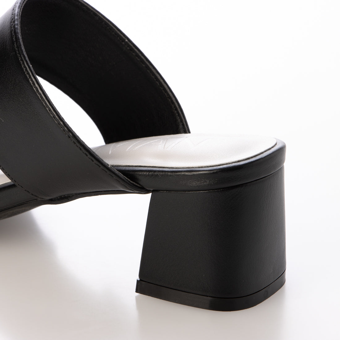 ヴィヴィアン VIVIAN サッと履ける！スクエアトゥスリットデザインバンドサンダル （ブラックコンビ） ブラックコンビ