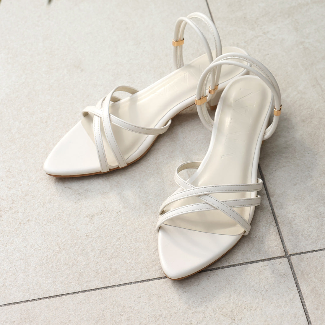 vivian　2点 VIVIAN 2WAY pointed toe delicate strap sandals
