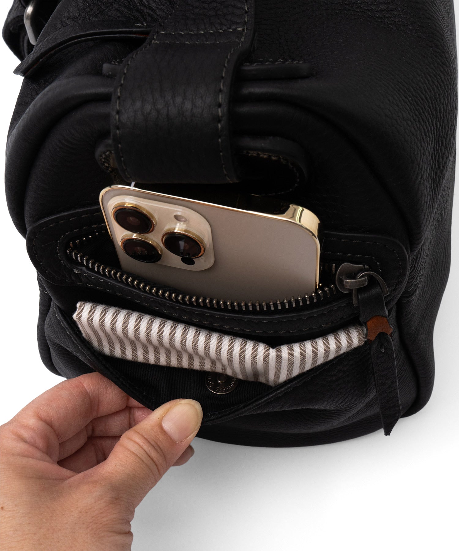 ヴィータフェリーチェ VitaFelice 本革ショルダーバッグ （BLACK） BLACK