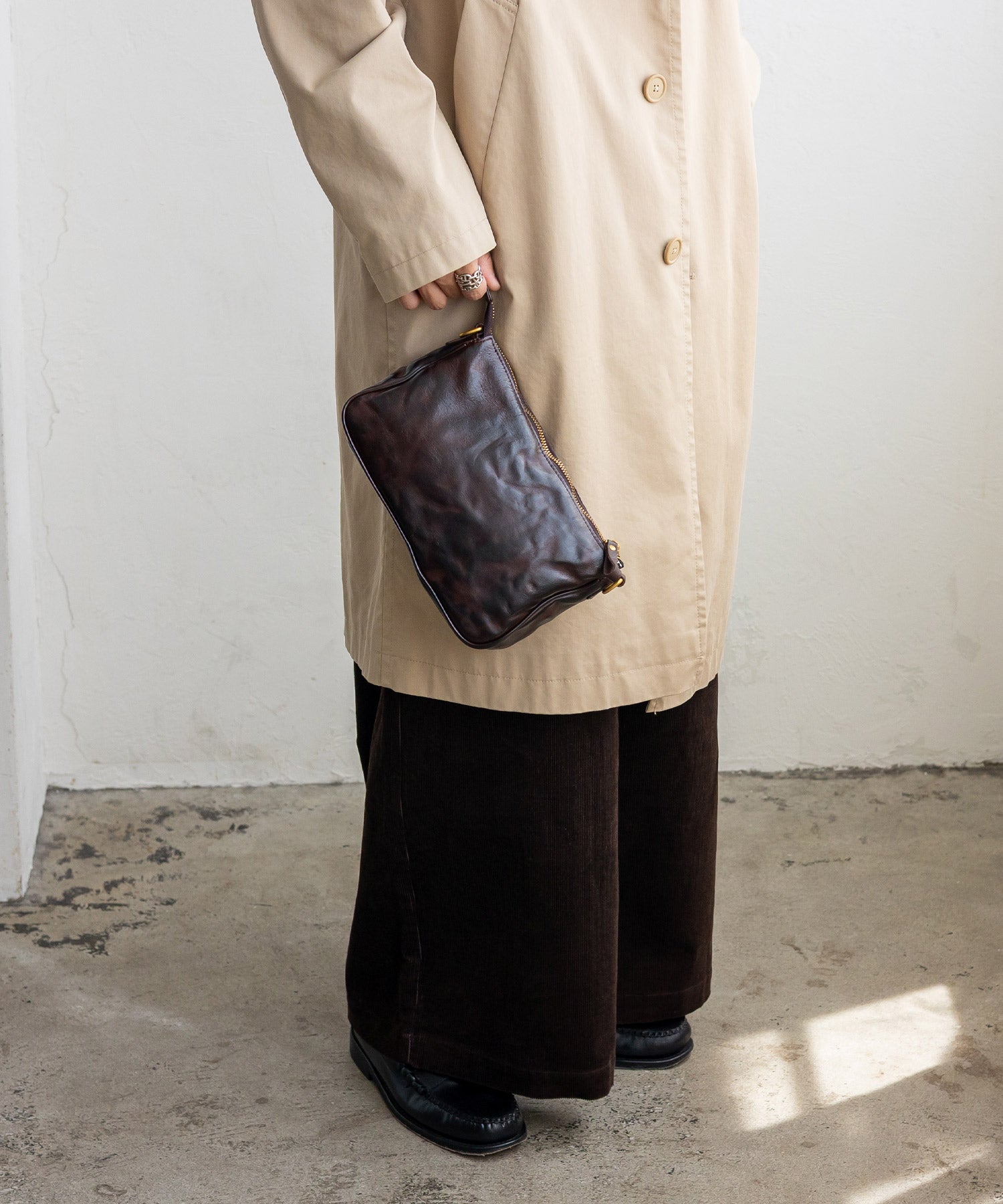 ヴィータフェリーチェ VitaFelice ヴィンテージレザー2wayミニショルダー （CAMEL） CAMEL