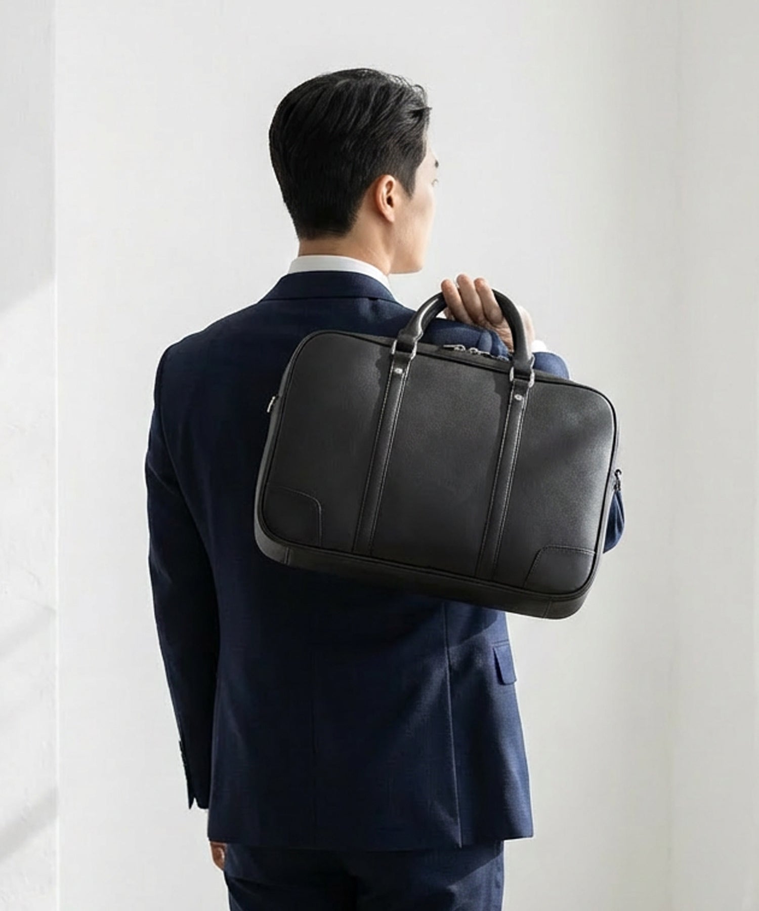 ヴィータフェリーチェ VitaFelice ラウンドファスナー2wayビジネスバッグ （NAVY） NAVY