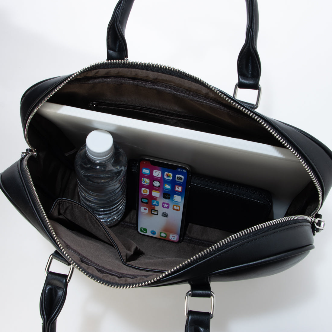 ヴィータフェリーチェ VitaFelice ラウンドファスナー2wayビジネスバッグ （NAVY） NAVY