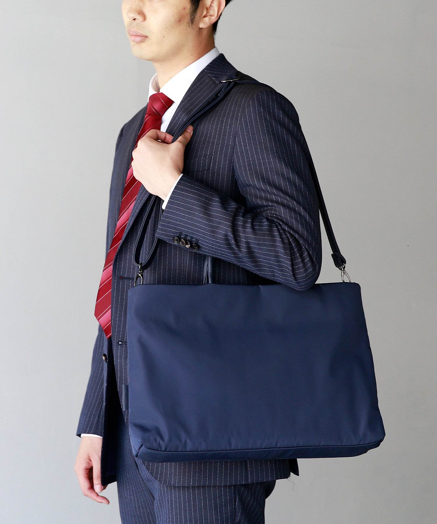 ヴィータフェリーチェ VitaFelice 異素材2wayPCビジネストート （NAVY） NAVY