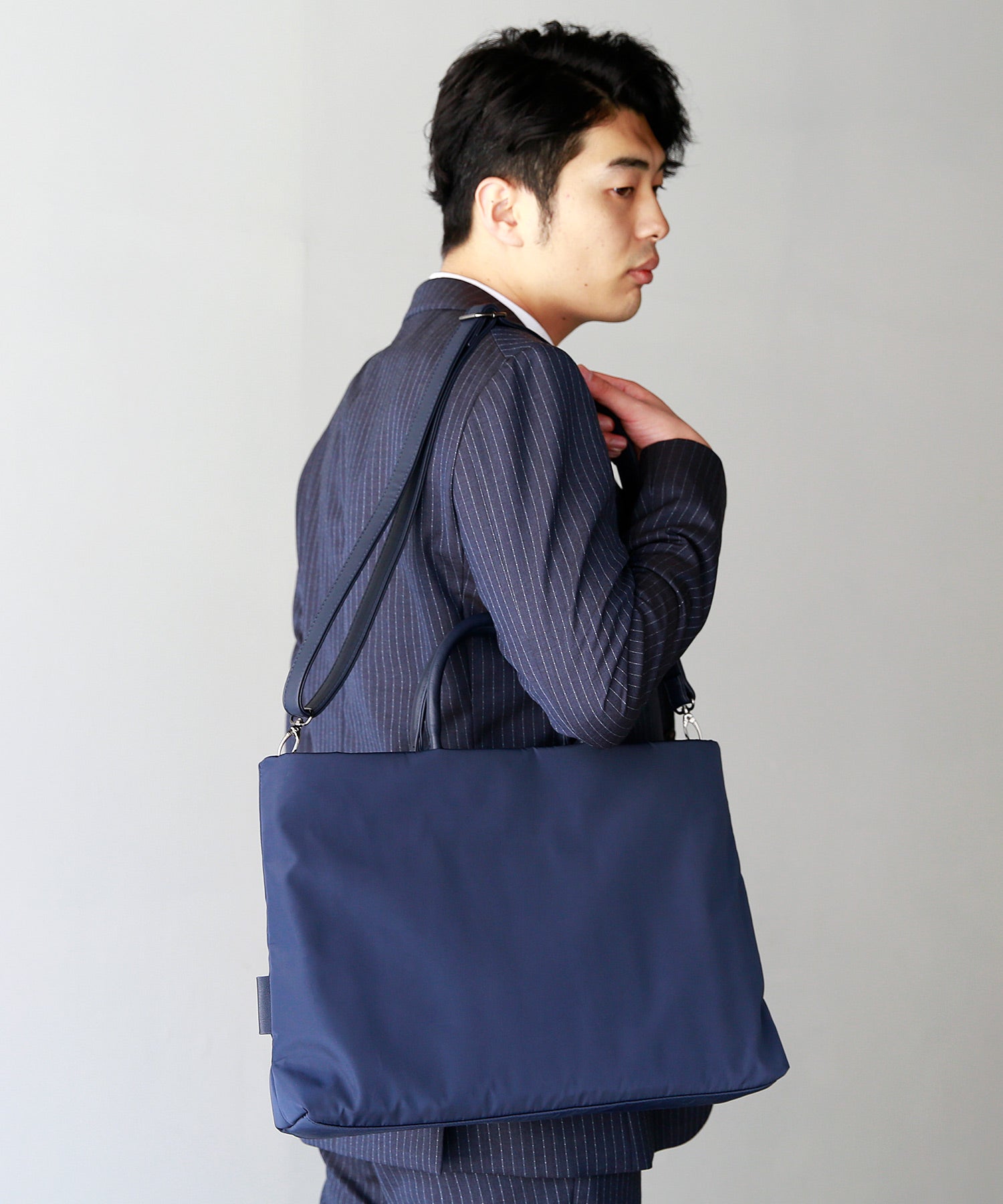 ヴィータフェリーチェ VitaFelice 異素材2wayPCビジネストート （NAVY） NAVY