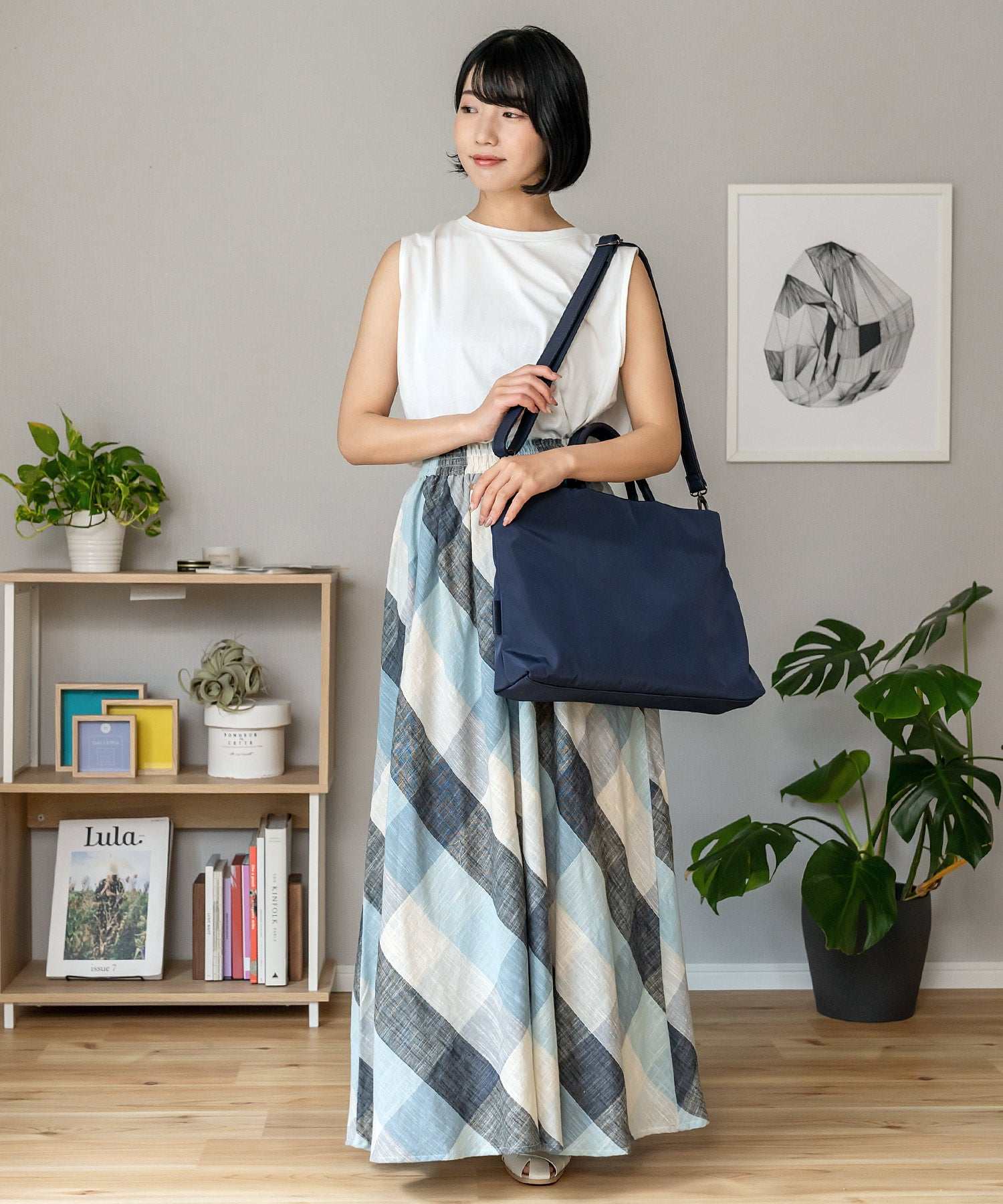 ヴィータフェリーチェ VitaFelice 異素材2wayPCビジネストート （NAVY） NAVY