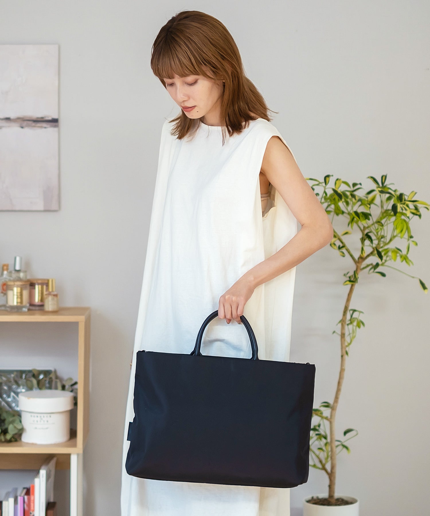 ヴィータフェリーチェ VitaFelice 異素材2wayPCビジネストート （NAVY） NAVY
