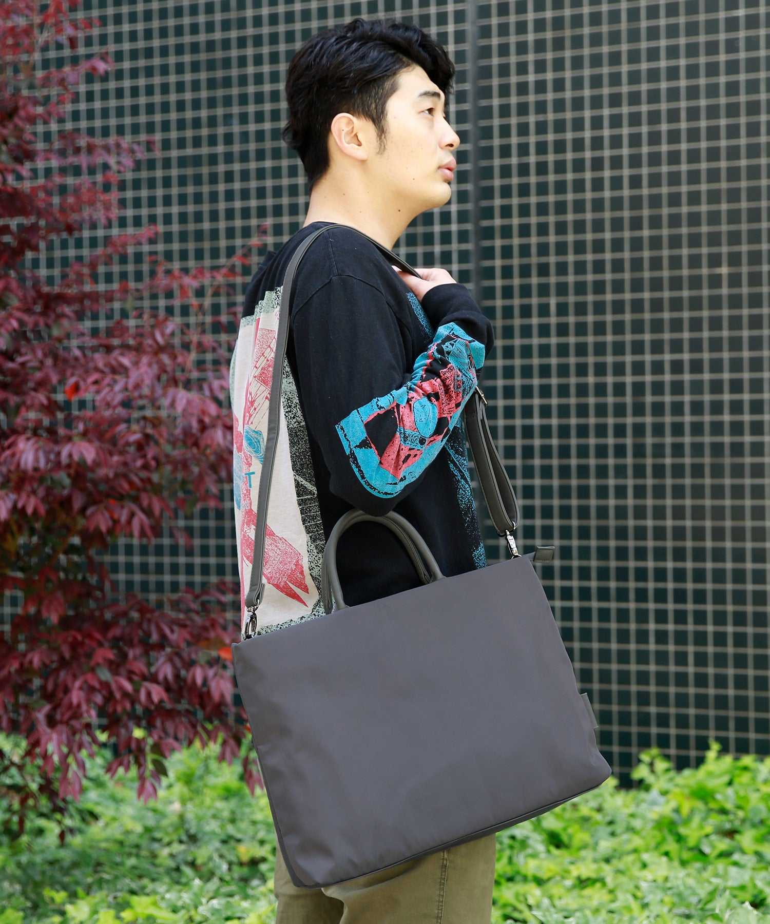 ヴィータフェリーチェ VitaFelice 異素材2wayPCビジネストート （NAVY） NAVY