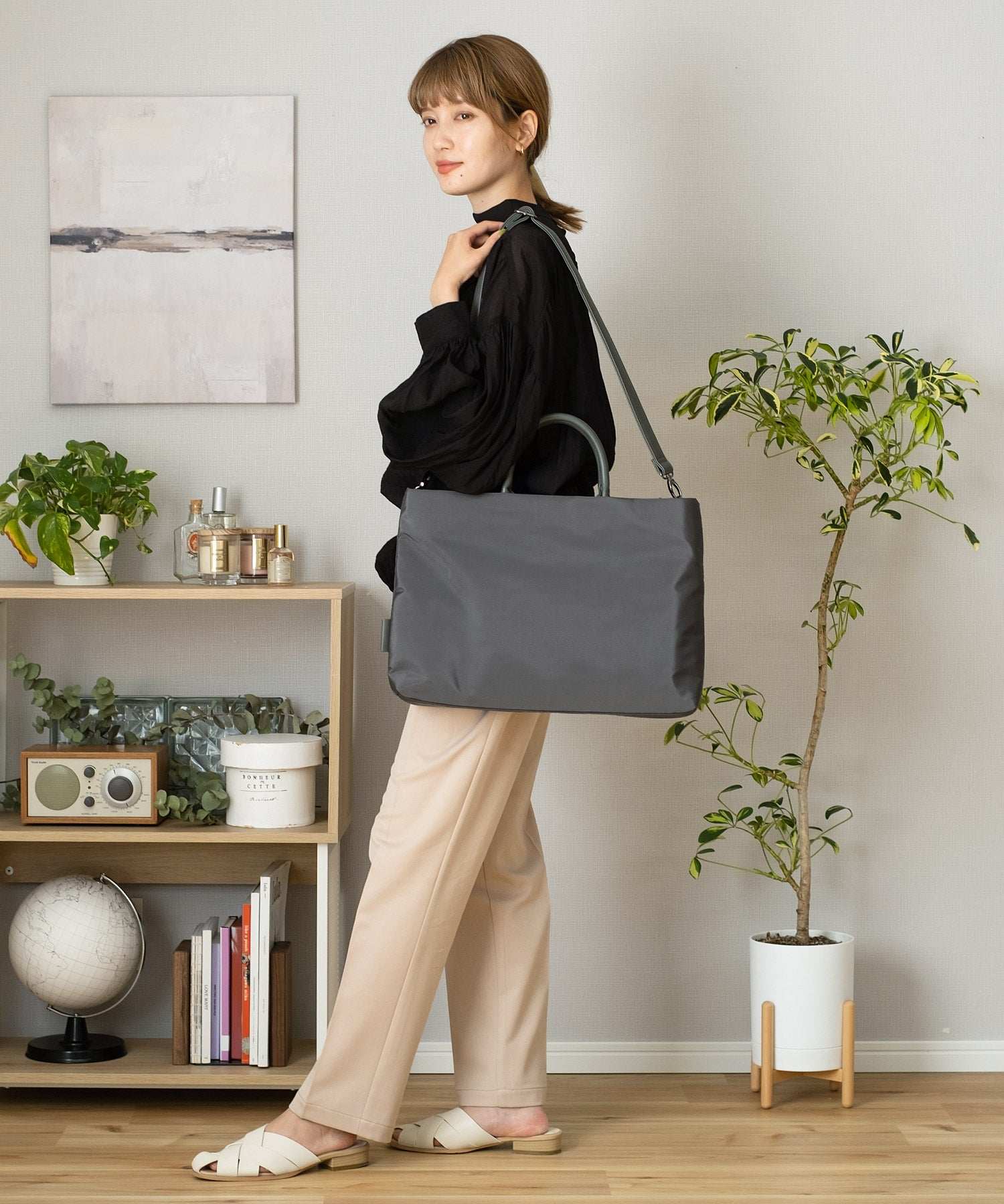 ヴィータフェリーチェ VitaFelice 異素材2wayPCビジネストート （NAVY） NAVY
