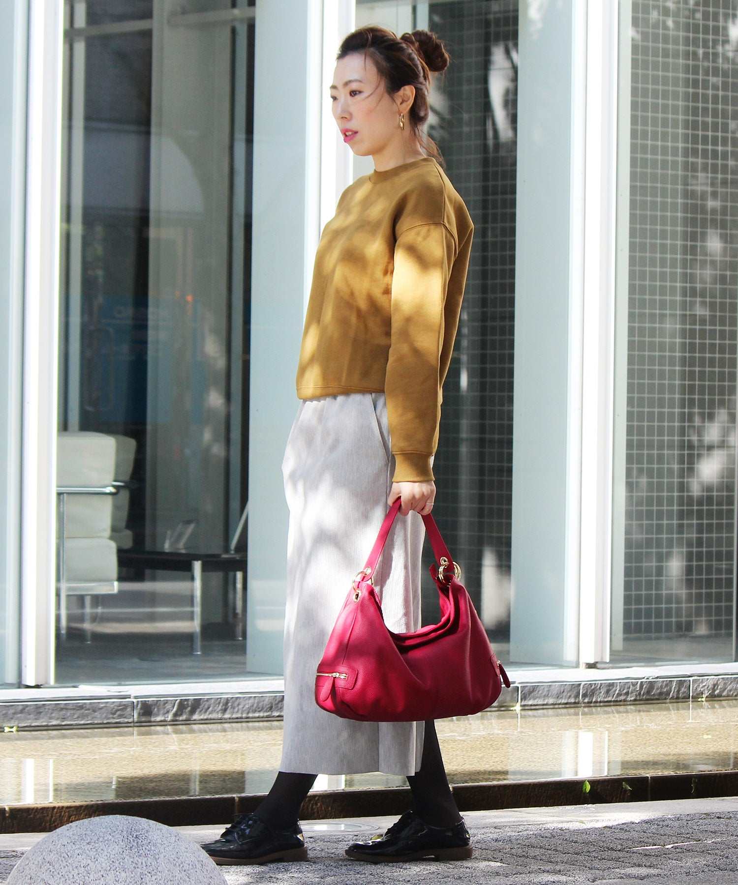 ヴィータフェリーチェ VitaFelice 【本革/カウレザー】2wayワンショルダーバッグ （グレーベージュ） GBE