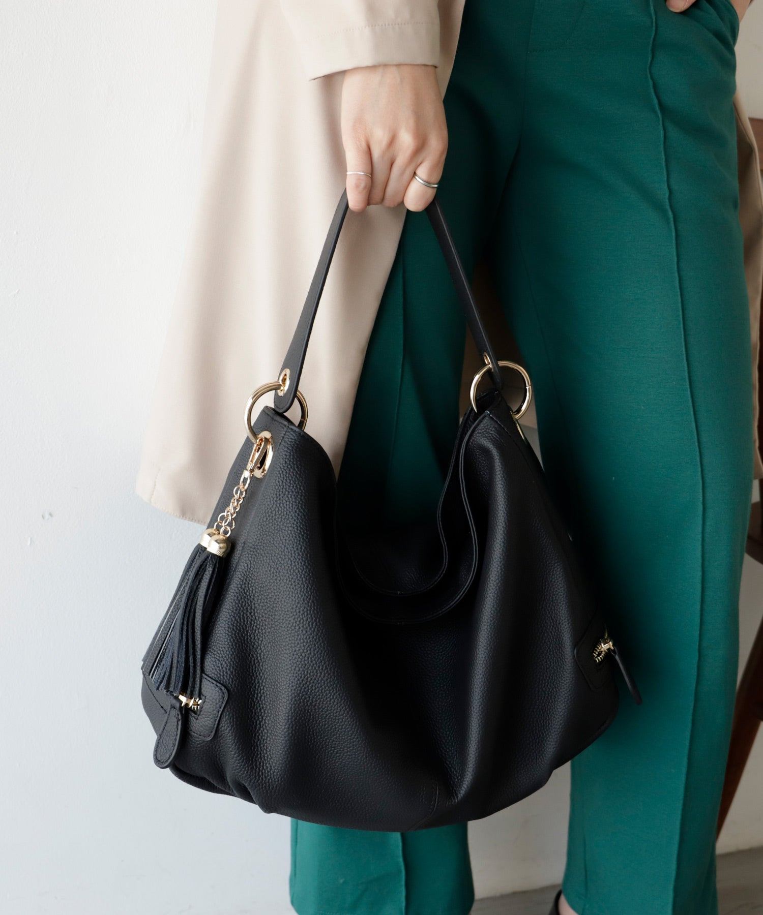 ヴィータフェリーチェ VitaFelice 【本革/カウレザー】2wayワンショルダーバッグ （グレーベージュ） GBE