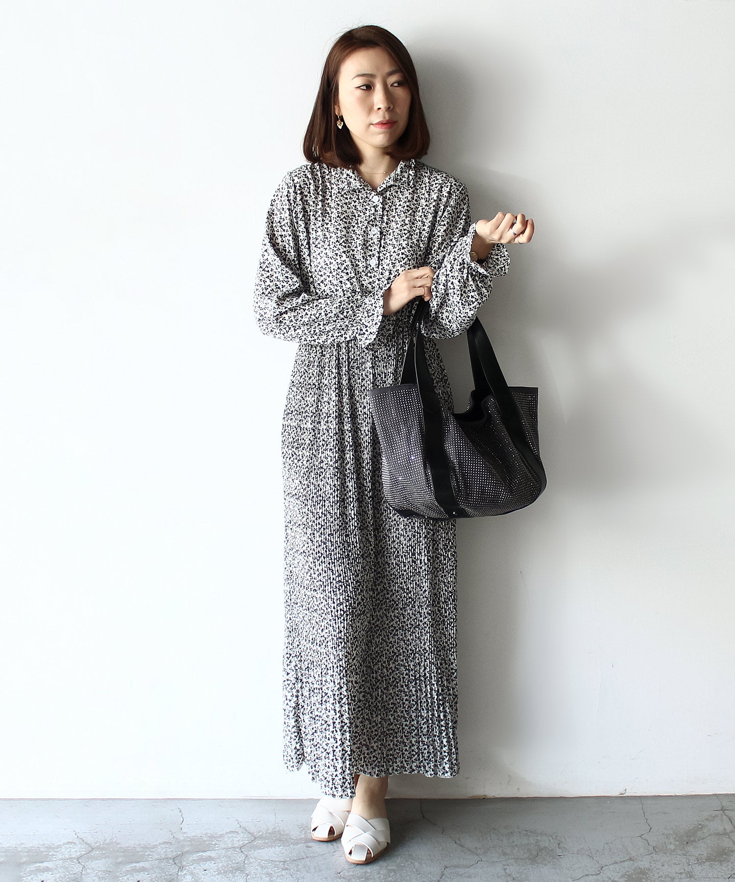 ヴィータフェリーチェ VitaFelice ラインストーンラウンドトートバッグ【aroco/アロコ】 a4 レディース バルーントートバッグ 通勤バッグ バルーンバッグ キラキラ マザーズバック （デニム） デニム