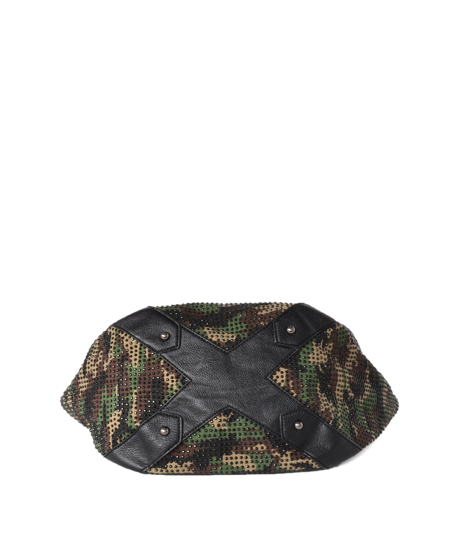 ヴィータフェリーチェ VitaFelice ラインストーンラウンドトートバッグ【aroco/アロコ】 a4 レディース バルーントートバッグ 通勤バッグ バルーンバッグ キラキラ マザーズバック （デニム） デニム